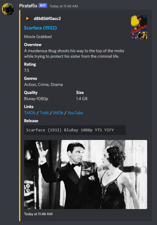 Discord Webhook example